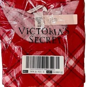Victorias Secret Fireside Plaid Sleepshirt New Size Small